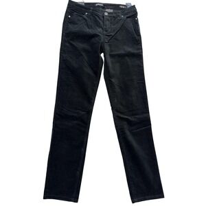 Buffalo‎ David Bitton Velvet Skinny Jeans Womens 10/30 Black Mid Rise 31x30